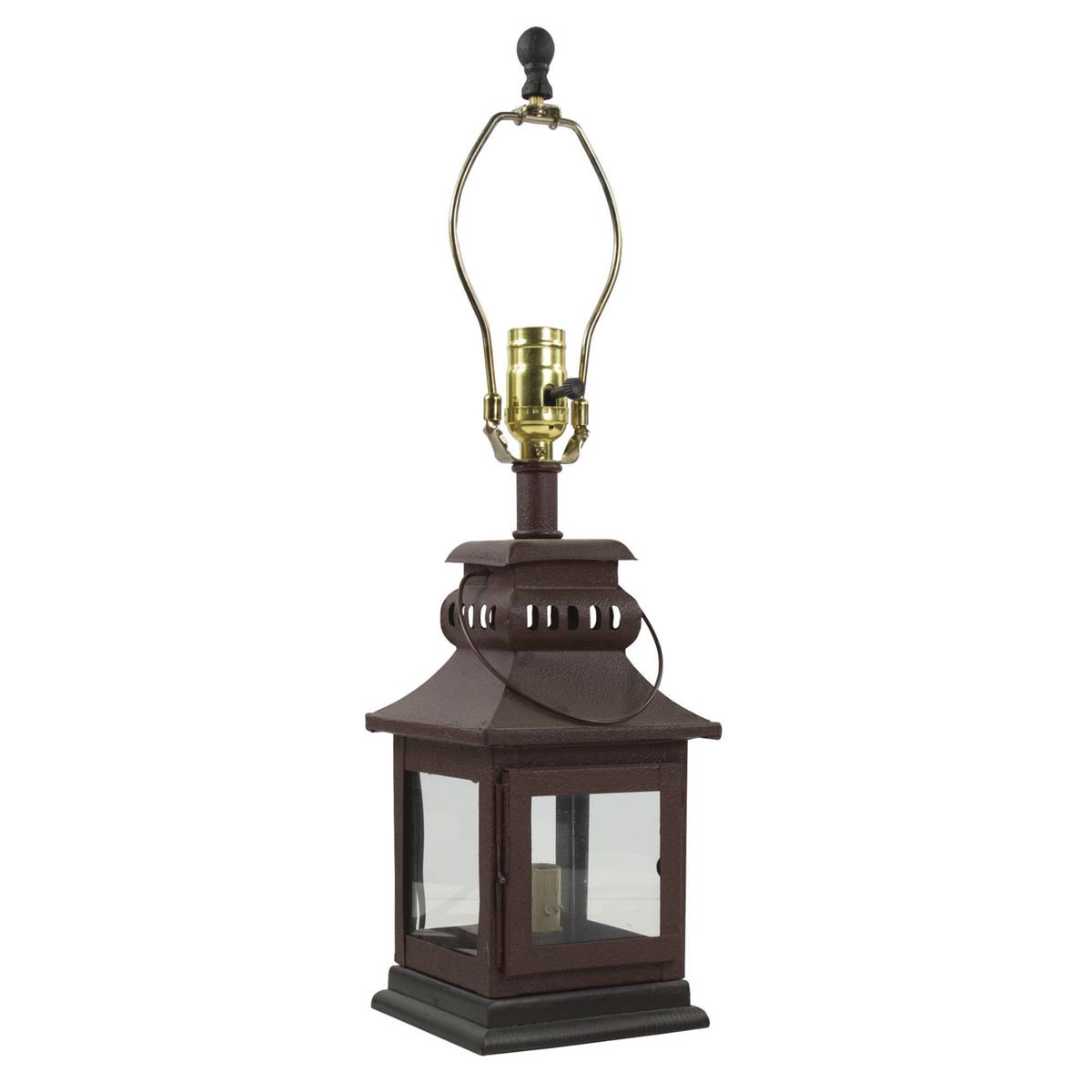 Iron Lantern Lamp Red Park Designs